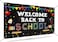Mocsicka Back to School Backdrop First Day of School Photo Backdrops First Day of Kindergarten Pencil Welcome Back to School Party Decorations Banner