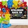 Mocsicka Back to School Backdrop First Day of School Photo Backdrops First Day of Kindergarten Pencil Welcome Back to School Party Decorations Banner
