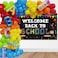 Mocsicka Back to School Backdrop First Day of School Photo Backdrops First Day of Kindergarten Pencil Welcome Back to School Party Decorations Banner
