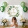 Mocsicka God Bless Baptism Backdrop 7x5ft First Communion Banner Backdrop Boys Girls Green Eucalyptus Leaves Mi Bautizo Background First Holy Communion Party Decorations Photo Banner Booth