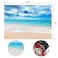 MTMETY 10x7ft Vinyl Tropical Beach Photo Backdrops Blue Sea and Sky Background Customized Photo Background Studio Props GEME744