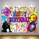 MTMETY 7x5ft Paintball Party Green Camo Splash Backdrop for Birthday Party Photobooth Props LSME1460