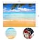 MTMETY Summer Photography Backdrop Sea Beach Photography Backdrops Blue Sky Photography Background Props for Studio Vinyl10x7ft