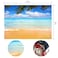 MTMETY Summer Photography Backdrop Sea Beach Photography Backdrops Blue Sky Photography Background Props for Studio Vinyl10x7ft