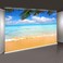 MTMETY Summer Photography Backdrop Sea Beach Photography Backdrops Blue Sky Photography Background Props for Studio Vinyl10x7ft