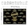 LUCKBTY Officially Retired Black Golden Banner Backdrop for Photography 9x6FT Happy Retirement Party Background Photo Booth Studio Props LYLU978