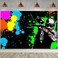 FHZON Pigment Splash Backdrop 7x5ft Shooting Game Abstract Graffiti Painting Photography Background for Birthday Carnival Party Photo Booth Video Studio Props PTBLSFH6