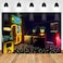 MEETSIOY Retro Game Backdrop for Party Decorations Retro Video Game Studio Background for Party Photography Party Supplies Banner 7x5ft LSMT973