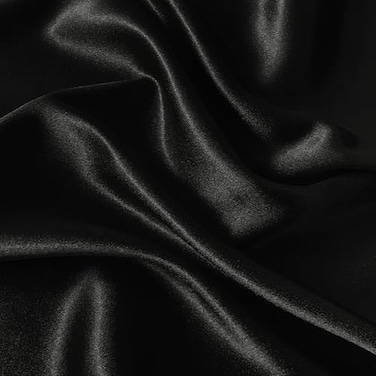 RUDONG M Satin Photography Backdrop 33x25ft WrinkleFree Silky Fabric Background for JewelryCosmeticsFlat LayStudio Black Backdrop Cloth 100x75cm