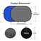 Selens Pop Up Backdrop Collapsible Background 2in1 Backdrop with Carry Bag for Photo Studio Portrait Video Conference Vlog YouTube Live StreamingBlue Grey 39x591x15m