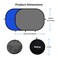 Selens Pop Up Backdrop Collapsible Background 2in1 Backdrop with Carry Bag for Photo Studio Portrait Video Conference Vlog YouTube Live StreamingBlue Grey 39x591x15m