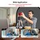 Selens Pop Up Backdrop Collapsible Background 2in1 Backdrop with Carry Bag for Photo Studio Portrait Video Conference Vlog YouTube Live StreamingBlue Grey 39x591x15m