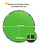 Sesdos Portable Green Screen Chair 433in Double Sided Foldable Greenscreen Backdrop with Stand Chroma Key for Streaming Games Zoom Calls Photography