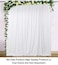 ShinyBeauty Photobooth Background Best Choice7FTx7FTWhiteSequin Photography Backdrop Curtains for Wedding