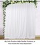 ShinyBeauty Photobooth Background Best Choice7FTx7FTWhiteSequin Photography Backdrop Curtains for Wedding
