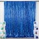 ShinyBeauty Royal Blue Sequin Curtain Backdrop 2 Panels 4FTx8FT Photo Curtain Backdrop Curtain Panels 96 Inches Long 190522E