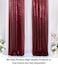 ShinyBeauty Sequin Backdrop 4 Panels Burgundy 2FTx8FT Fabric Photo Curtains for Party Baby Shower Glitter Backgrounds