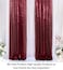 ShinyBeauty Sequin Backdrop 4 Panels Burgundy 2FTx8FT Fabric Photo Curtains for Party Baby Shower Glitter Backgrounds