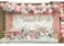 TCBESTO Pink Sequin Curtains 4FTx8FT 2 Panels Sequin Wall Backdrop Curtain