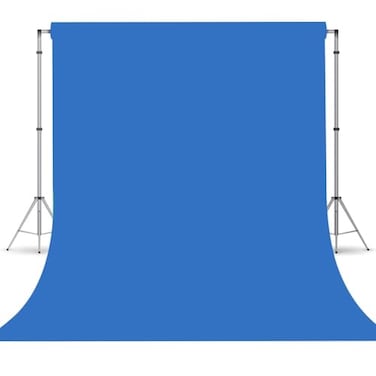 TERSUM Royal Blue Backdrop Photo Booth Portrait Photography Backdrops Studio Blue Screen Backdrop for Photoshoot Streaming Video Shooting Blue Photo Backdrop 5x7ft