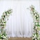 Suppromo White Tulle Backdrop Curtain for Parties Wedding 10ft x 8ft Sheer Backdrop Curtains for Bridal Shower Birthday Party Baby Shower Ceiling Drapes Christmas Photo Decorations 2 Panels 5ft x 8ft