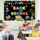Zliisang 59X36ft Welcome Back to School Backdrop for Photography Welcome Party Banner First Day of School Classroom Decorations
