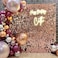 ZUOVAOV Shimmer Wall Backdrop Panels 24 Square Panels DIY Backdrop for Birthday Wedding Bachelor Party Halloween Christmas and Other Events Rose Gold
