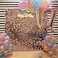 ZUOVAOV Shimmer Wall Backdrop Panels 24 Square Panels DIY Backdrop for Birthday Wedding Bachelor Party Halloween Christmas and Other Events Rose Gold