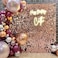 ZUOVAOV Shimmer Wall Backdrop Panels 24 Square Panels DIY Backdrop for Birthday Wedding Bachelor Party Halloween Christmas and Other Events Rose Gold