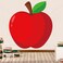 Panelee Back to School Decorations Large Apple Backdrop Banner Giant Red Apple Photo Backdrop Photograph Background for First Day of School Welcome Classroom Booth Photo Props Wall Decor