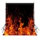 LYLYCTY Raging Dancing Fire Photography Background Photo Studio Props Vinyl5x7ft