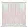 PartyDelight Iridescent White Sequin Backdrop 8x8ft High Density 3mm Shimmer Sequin Background with 4Inch Rod Pocket Sparkly Photography Curtain for Wedding Gala Event Decor