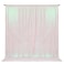 PartyDelight Iridescent White Sequin Backdrop 8x8ft High Density 3mm Shimmer Sequin Background with 4Inch Rod Pocket Sparkly Photography Curtain for Wedding Gala Event Decor