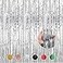 YESON 4 Packs Silver Foil Fringe Curtains Metallic Tinsel Shimmer Curtain Photo Booth Backdrops with Adhesive for Party Decorations