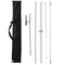 FSFLAG Feather Flag Pole Kit for Swooper Flag 8FT Swooper Flag Pole Kit with Ground Spike for Feather Flags