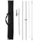 FSFLAG Feather Flag Pole Kit for Swooper Flag 8FT Swooper Flag Pole Kit with Ground Spike for Feather Flags