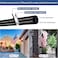 NQ 5FT Flag Pole Kit with Holder Stainless Steel Wall Mounted Flagpole with Bracket and Flag Ring Heavy Duty for Porch Yard Outdoor Black