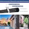 NQ 5FT Flag Pole Kit with Holder Stainless Steel Wall Mounted Flagpole with Bracket and Flag Ring Heavy Duty for Porch Yard Outdoor Black