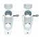 Valley Forge Flag 2 Position 1 White Powder Coated Aluminum Flag Pole Bracket 2 Pack