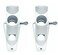 Valley Forge Flag 2 Position 1 White Powder Coated Aluminum Flag Pole Bracket 2 Pack