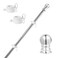 YKFLY Flag Pole Kit 5ft Flag Pole for Outside House Flag Poles with Tangle Free Flag Pole Rings for 3x5 American Flag Mounting Bracket Stainless Steel Heavy Duty for Yard Truck BoatWithout Bracket