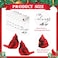 Roowest 18 Pcs Cardinal Memorial Gift Set Include Mini Red Cardinal Bird Statue Figures Red Feathered Cards Organza Bags for Loss of Loved One Sympathy Memorial Gift Funeral Memory