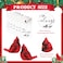Roowest 18 Pcs Cardinal Memorial Gift Set Include Mini Red Cardinal Bird Statue Figures Red Feathered Cards Organza Bags for Loss of Loved One Sympathy Memorial Gift Funeral Memory