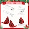 Roowest 18 Pcs Cardinal Memorial Gift Set Include Mini Red Cardinal Bird Statue Figures Red Feathered Cards Organza Bags for Loss of Loved One Sympathy Memorial Gift Funeral Memory