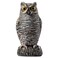 OFFO Owl Statue Plastic Owls Scarecrow for Halloween Decorations Outdoor Garden Yard Pool Decoration 83 in Height Brown