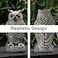 OFFO Owl Statue Plastic Owls Scarecrow for Halloween Decorations Outdoor Garden Yard Pool Decoration 83 in Height Brown