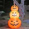 DearSun 4FT Halloween Inflatable Pumpkins Decor Blow up Pumpkin Stacked Halloween Decorations Outer Decoration Large Party Yard Decoration Pumpkin 3