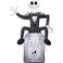 Gemmy Jack Skellington On Tombstone Airblown Inflatable 35 Tall