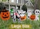 GameXcel 10PCS Yard Signs Halloween Props Pumpkin Ghost Monster Stakes for Decorations Outdoor Lawn Decor