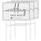BATTIPAW Wedding Direction Signs 3 Packs Plastic Signs with H Stakes DoubleSided Printed Arrows 18x12in